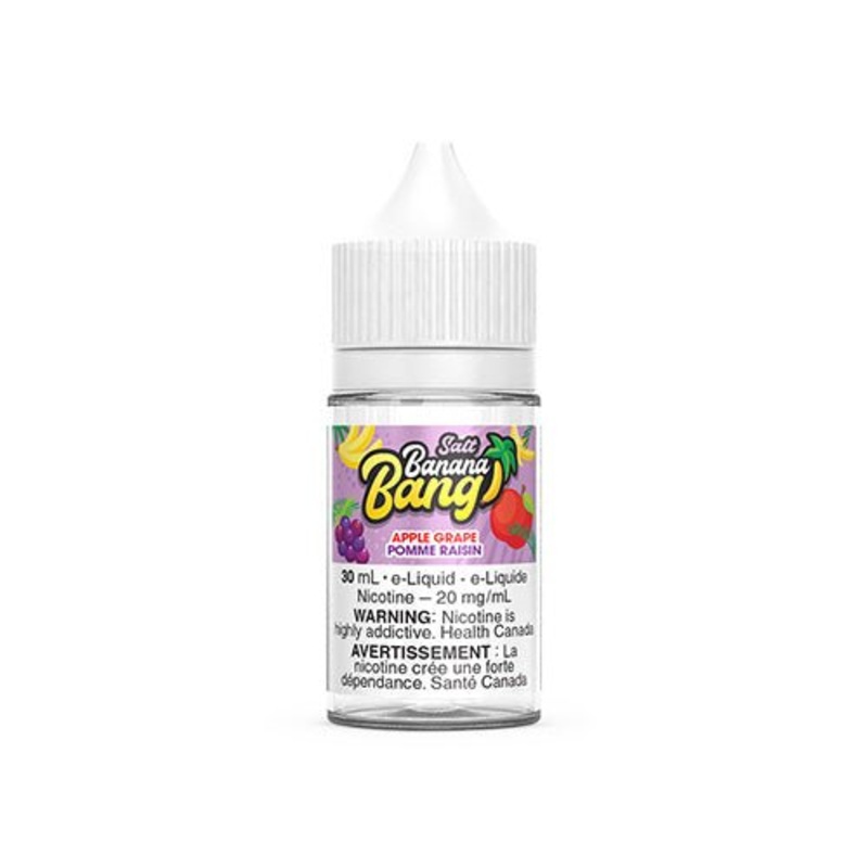 Banana Bang Salt|Apple Grape|Blueberry Raspberry|Kiwi Strawberry|Lemon Lime|Mango Blackberry|Peach Mango|Pineapple Coconut|Pineapple Peach|Strawberry Orange|12mg/mL|20mg/mL|Bold 50 (20mg/mL)