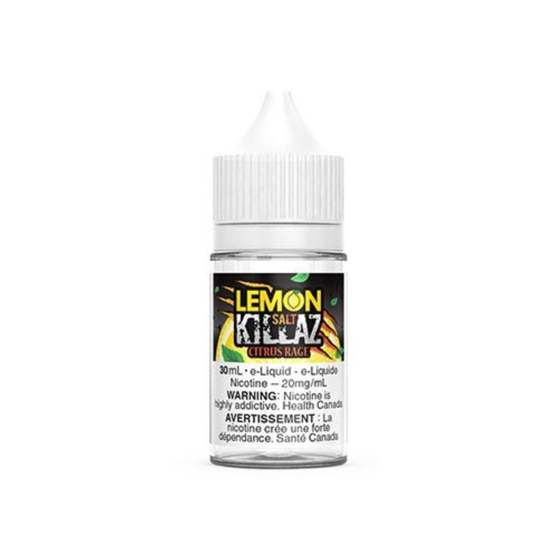 Lemon Killaz Salt E-Liquid|Citrus Rage|Primal Squeeze|Sour Stomp|12mg/mL|20mg/mL