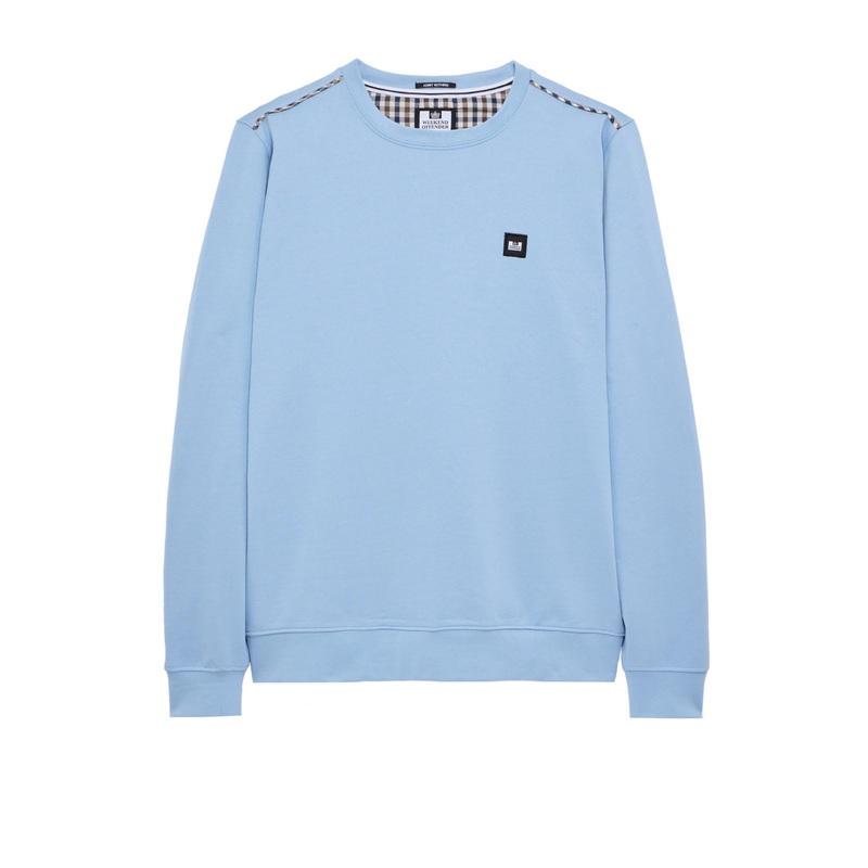 Plus Size – Vega Sweatshirt Sea Marine/Mid House Check