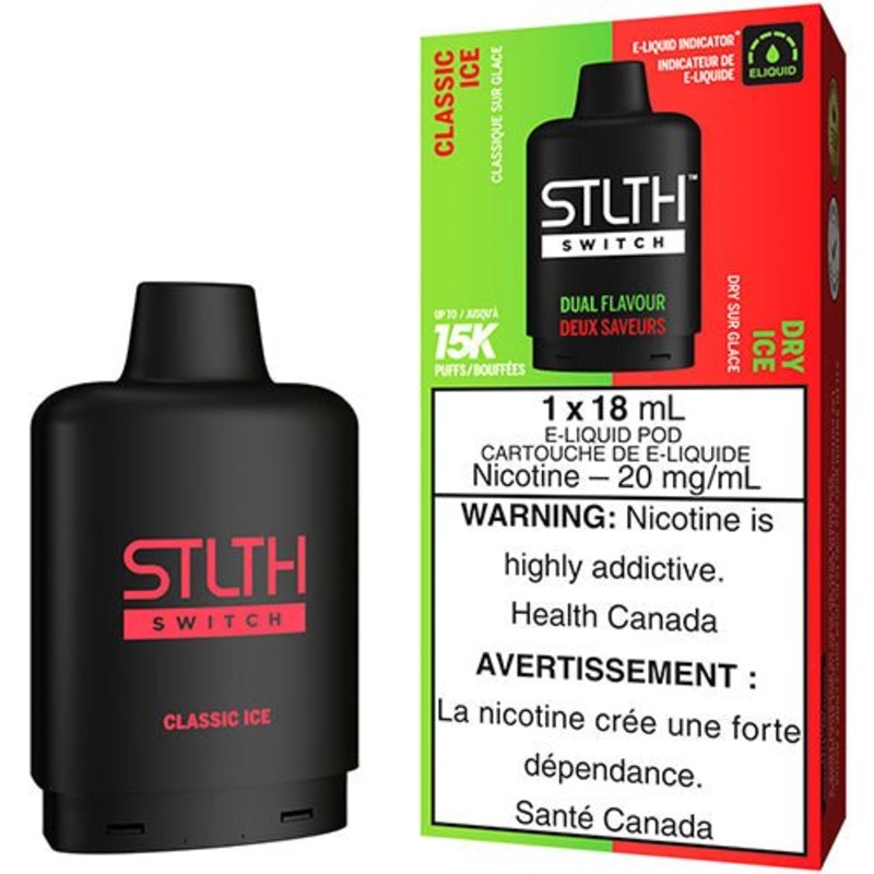 STLTH LOOP Switch 15K Pods|Classic Ice + Dry Ice|Golden Ticket + Vanilla