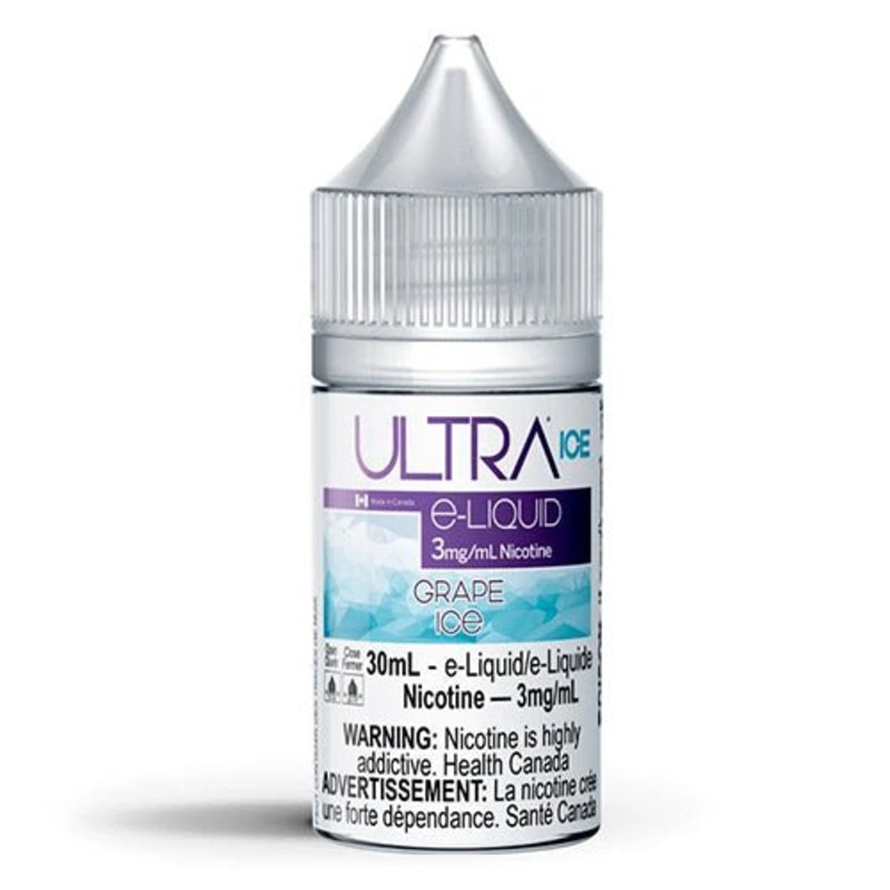 Ultra E-Liquid Iced by Ultra Liquid Labs – Grape Ice