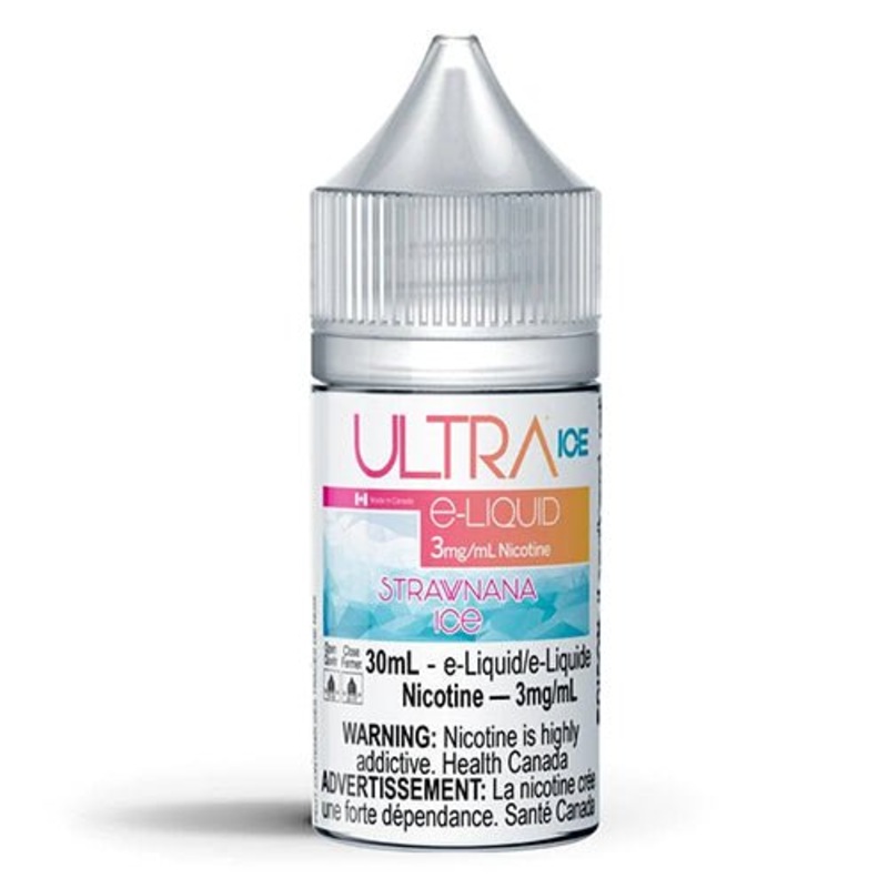 Ultra E-Liquid Iced by Ultra Liquid Labs – Strawnana Ice