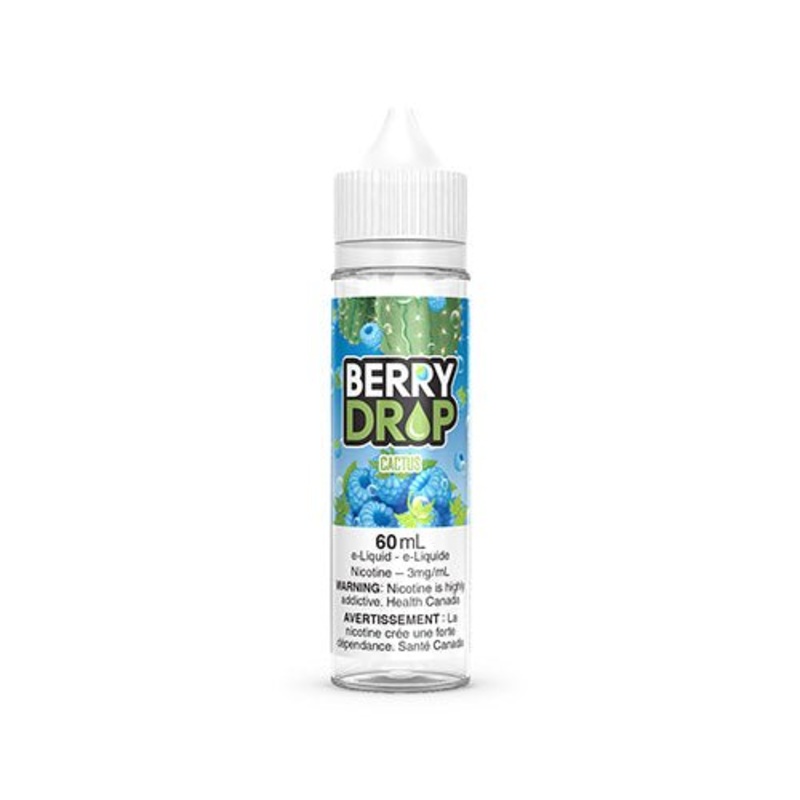 Berry Drop E-Liquid|Cactus|Dragon Fruit|Grape|Guava|Lime|Peach|Pomegranate|Raspberry|Red Apple|Strawberry|Watermelon|Nicotine-free|3mg/mL|6mg/mL