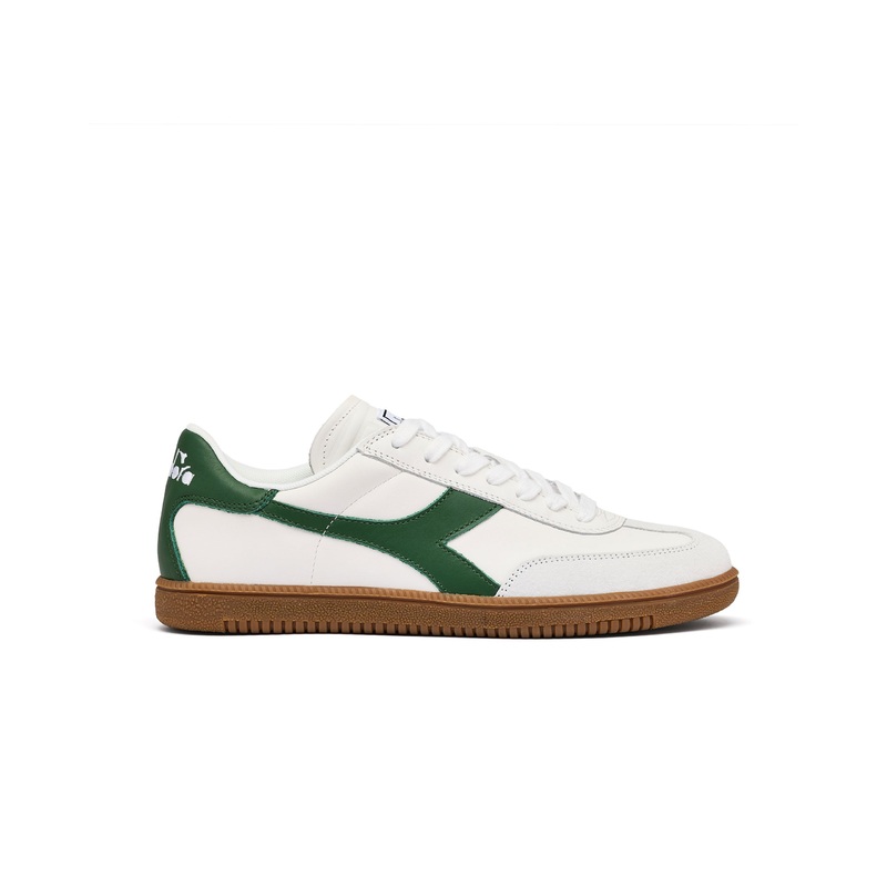 Diadora Trainer White/Foliage|UK 7|UK 8|UK 9|UK 10|UK 11|UK 12|UK 13|White/Foliage