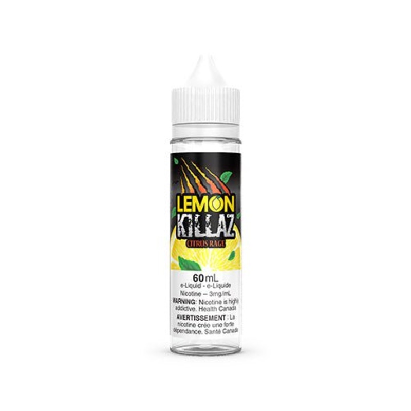 Lemon Killaz E-Liquid|Citrus Rage|Primal Squeeze|Sour Stomp|3mg/mL|6mg/mL
