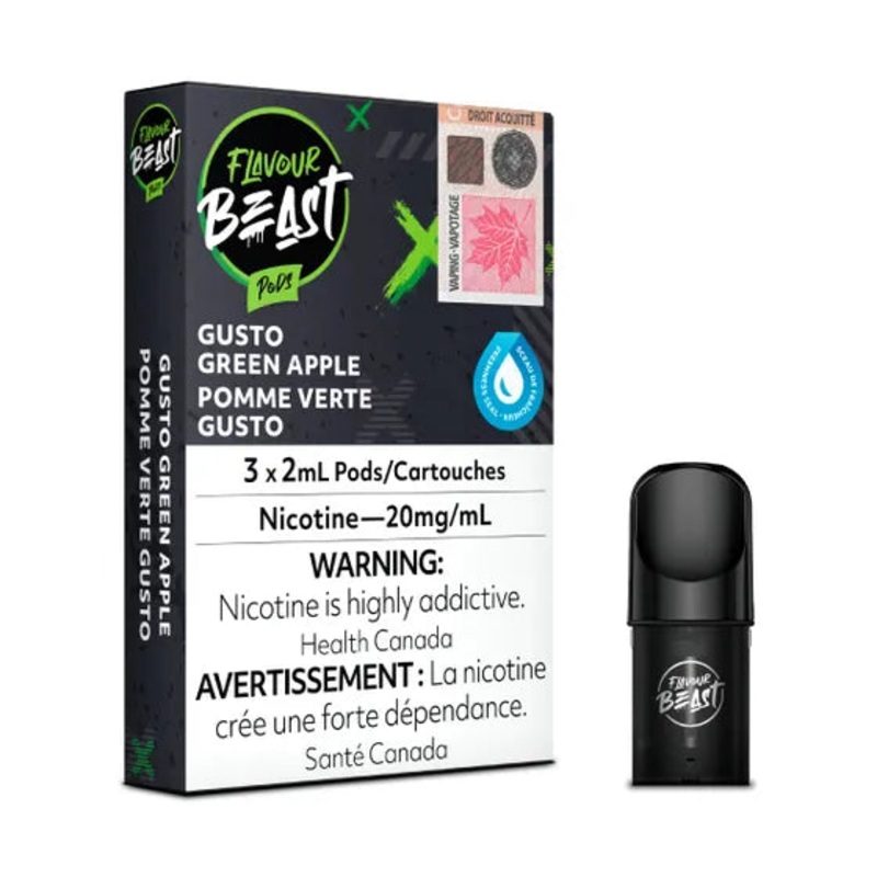 Flavour Beast Pods – Gusto Green Apple