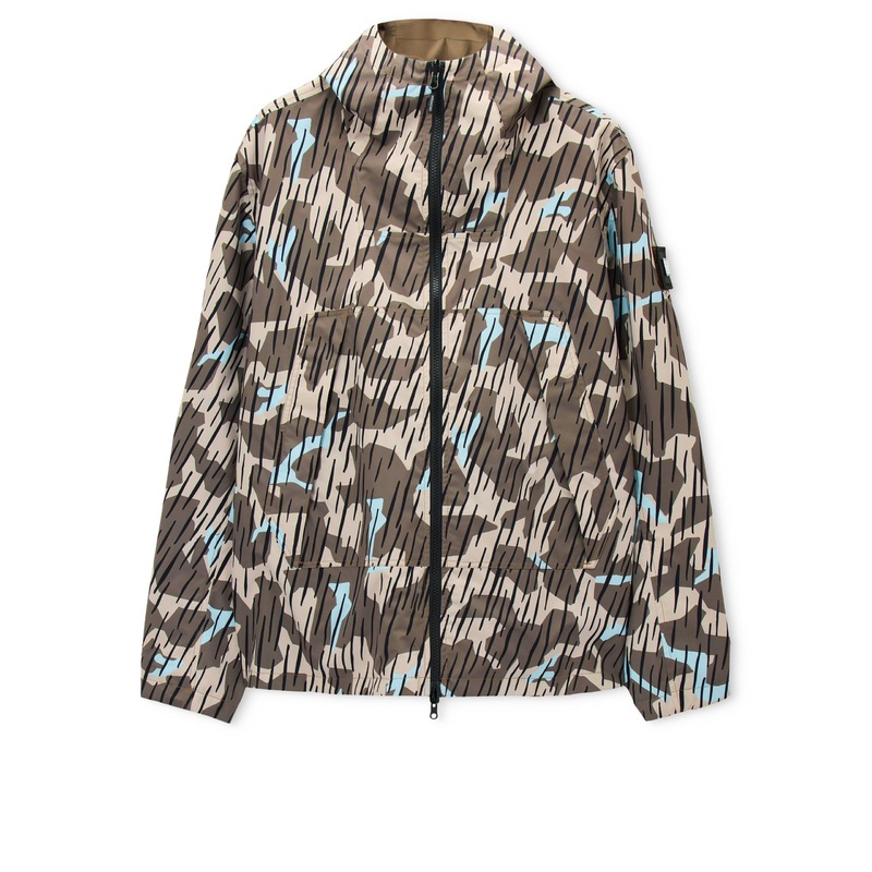 Mercury Camo Reversible Jacket Tobacco Brown