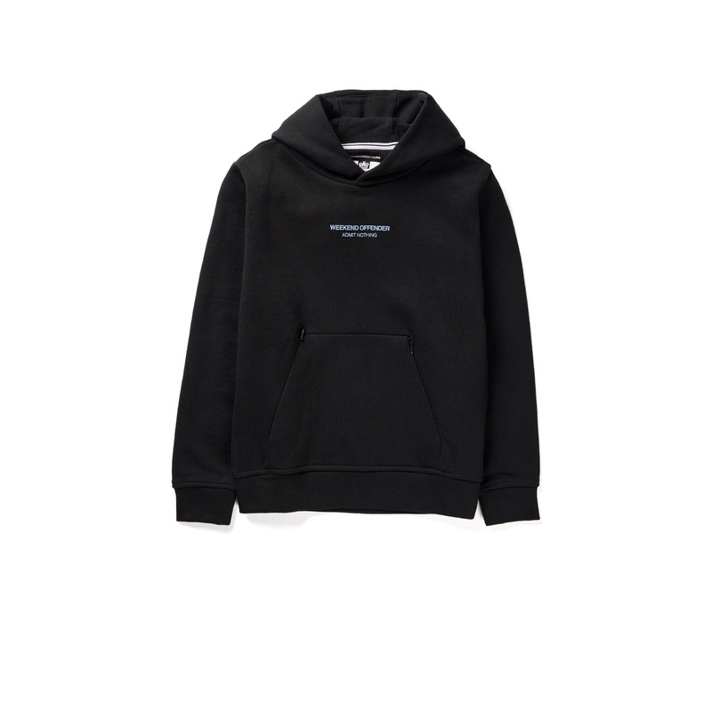 Kids Cobain Hoodie Black/Blue Shadow