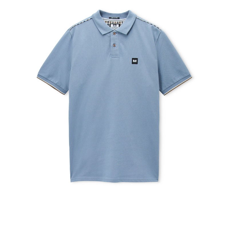 Plus Size – Sakai Polo Shirt Blue Shadow
