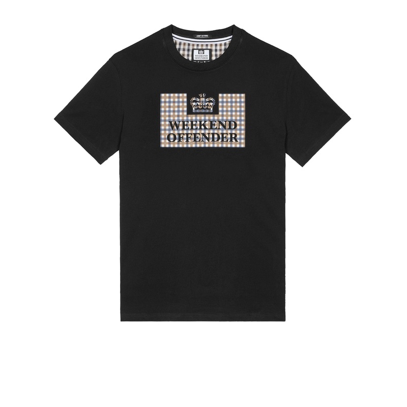 Plus Size – Shevchenko T-Shirt Black/Mid House Check