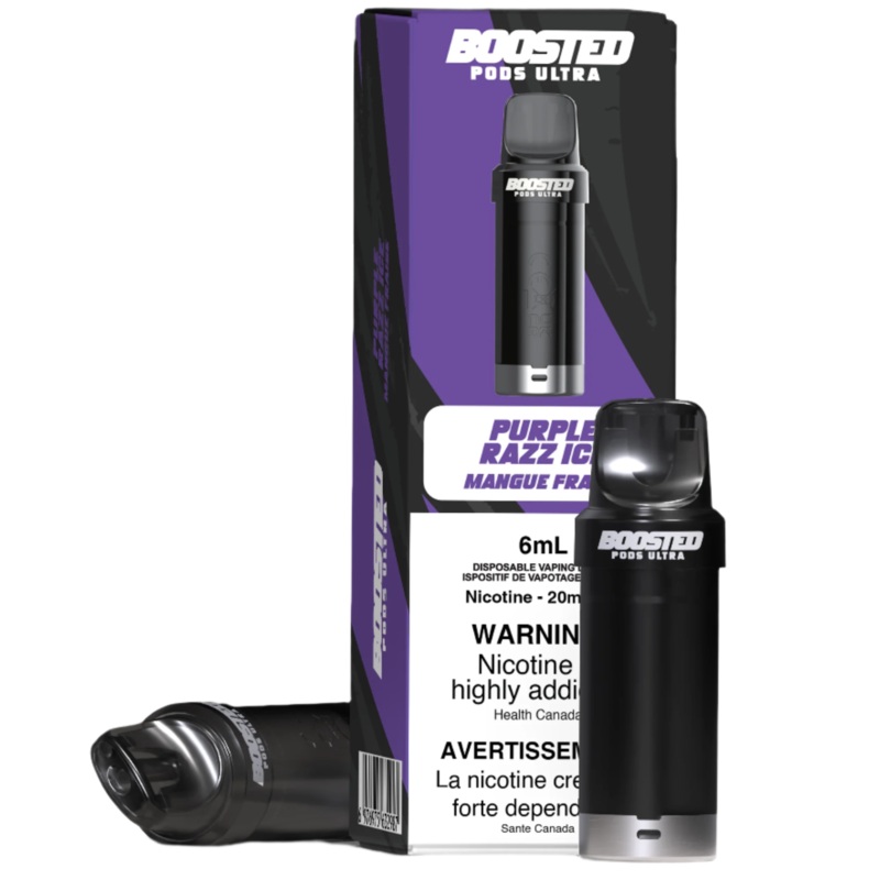 Boosted Pods ULTRA – Purple Razz Ice