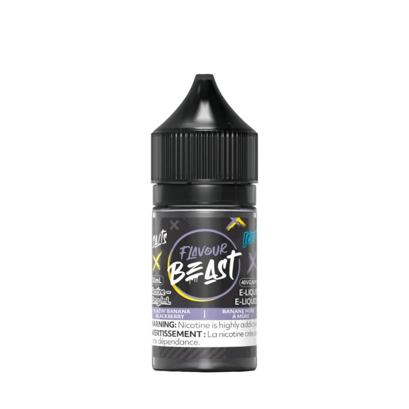 Flavour Beast – Blazin’ Banana Blackberry Iced 30ml Salt