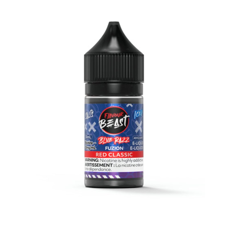 Flavour Beast Blue Razz Fuzion – Red Classic Iced 30 ml Salt