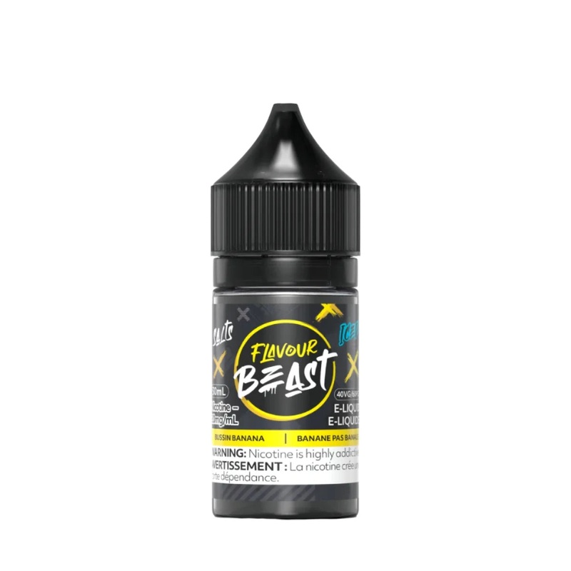 Flavour Beast – Bussin’ Banana Iced 30ml Salt