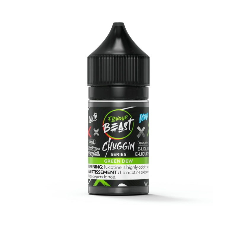 Flavour Beast Chuggin Series – Green Dew Iced 30 ml Salt