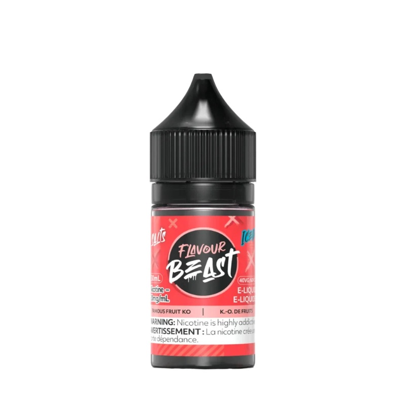 Flavour Beast – Famous Fruit KO Iced 30ml Salt