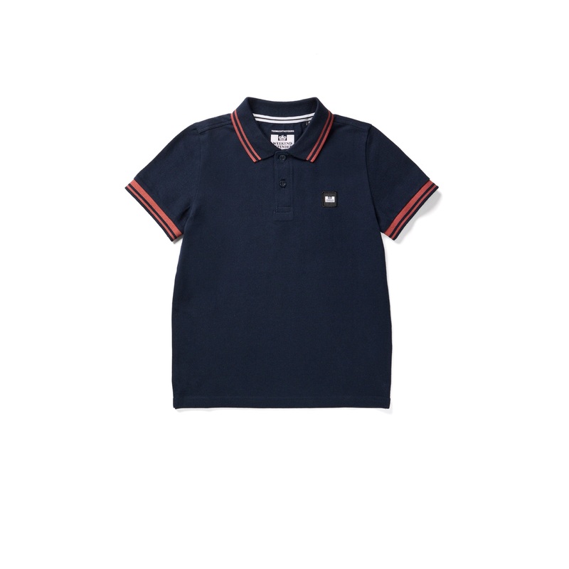 Kids Levanto Polo Shirt Navy/Clay