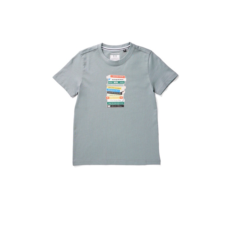 Kids Limone Graphic T-Shirt Porpoise Grey