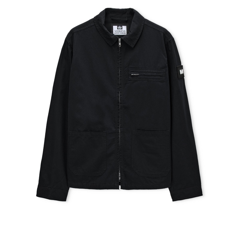 Caleb Over-Shirt Black|XS|S|M|L|XL|XXL|XXXL|Black