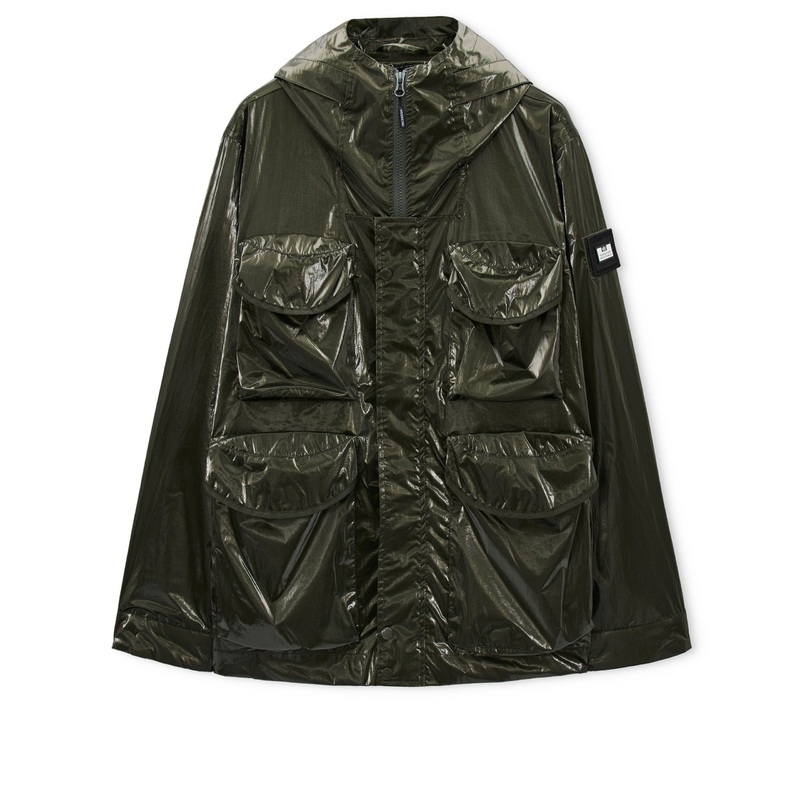Cotoca Fleece Lined Jacket Black Forest Green