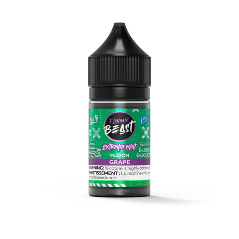 Flavour Beast Extreme Mint Fuzion – Grape Iced 30 ml Salt