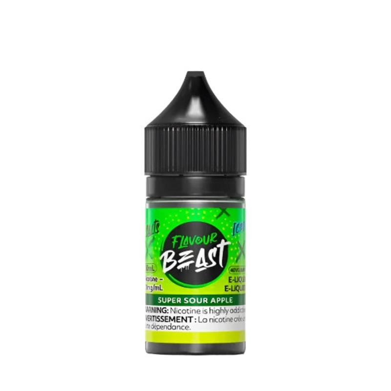 Flavour Beast – Super Sour Apple Iced 30ml Salt