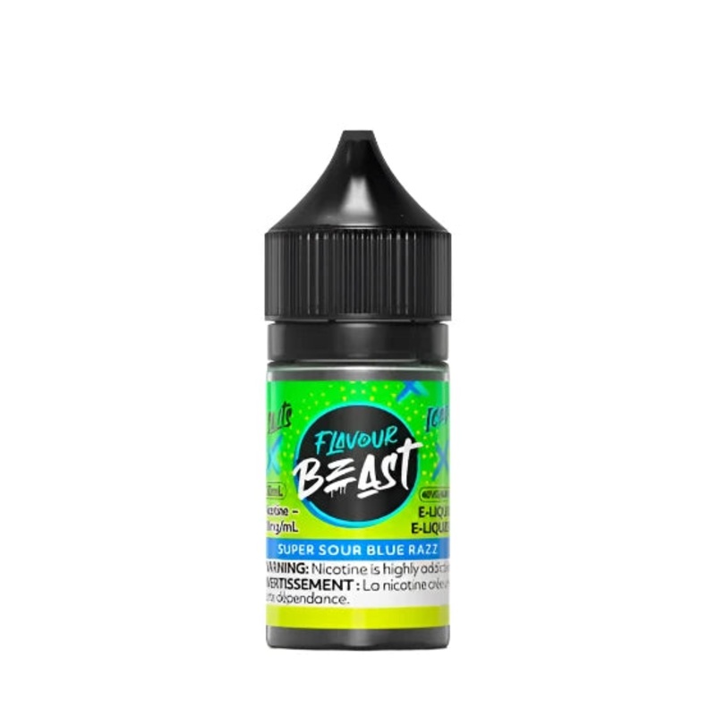 Flavour Beast – Super Sour Blue Razz Iced 30ml Salt