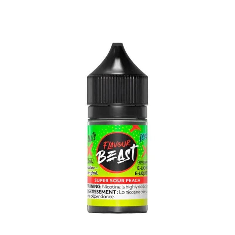 Flavour Beast – Super Sour Peach Iced 30ml Salt