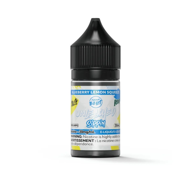 Flavour Beast Unleashed Sippin – Blueberry Lemon Squeeze Iced 30 ml Salt