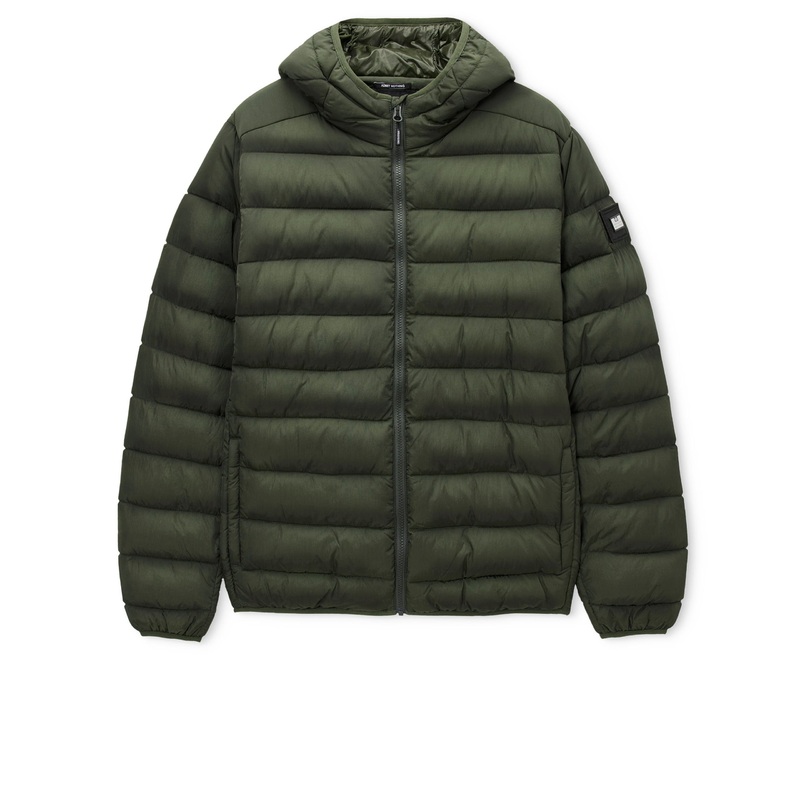 La Guardia Puffer Jacket Black Forest Green