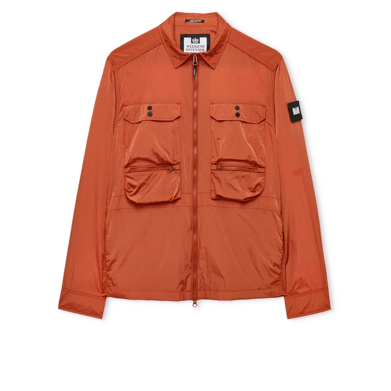 Plus Size – Shields Over-Shirt Sunset Orange