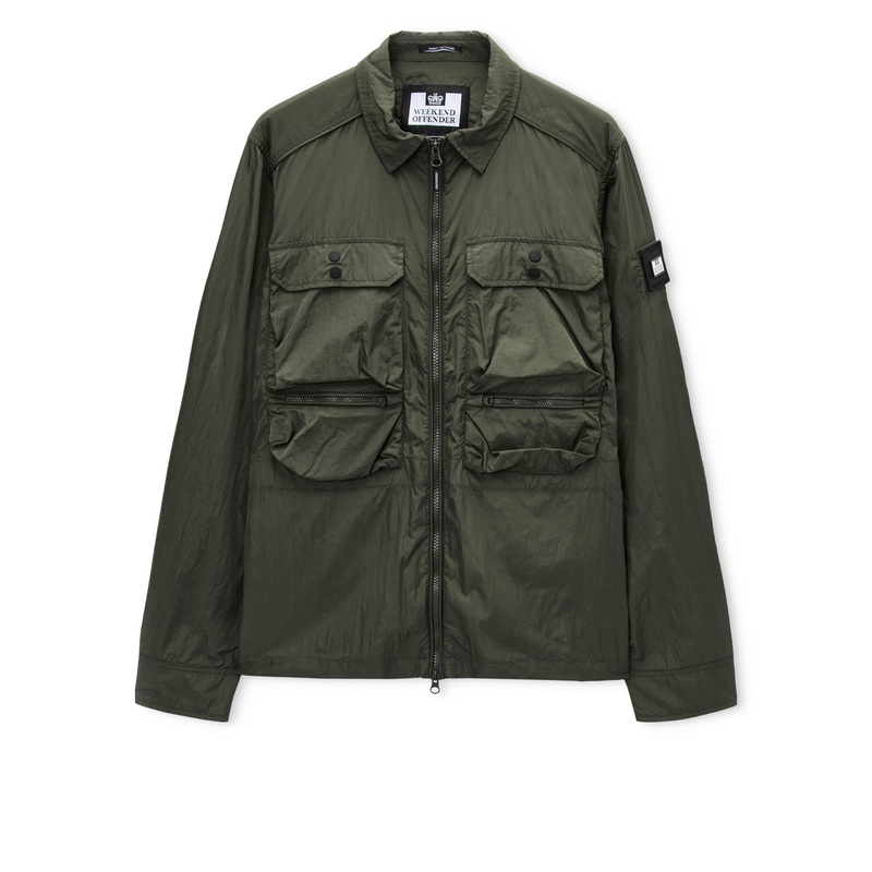 Shields Over-Shirt Black Forest Green