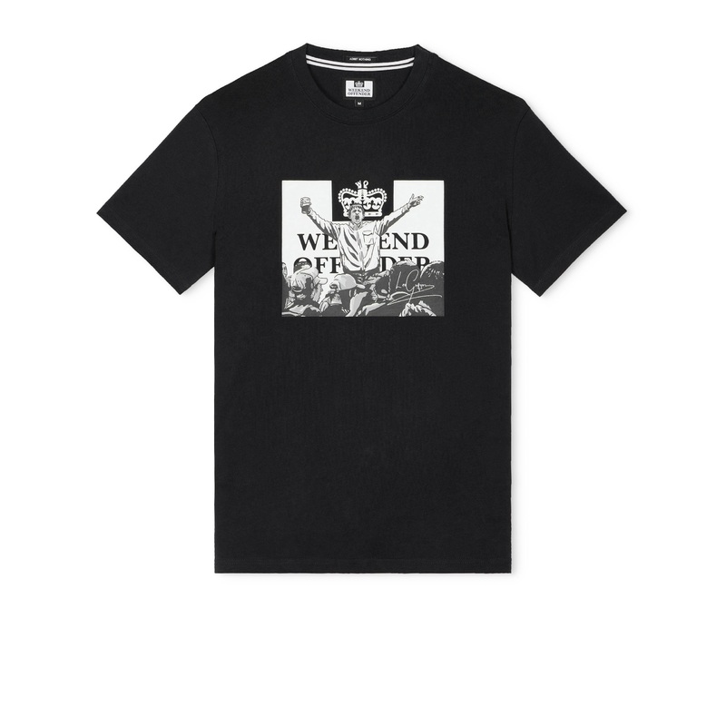 Leo Gregory Mono Graphic T-Shirt Black