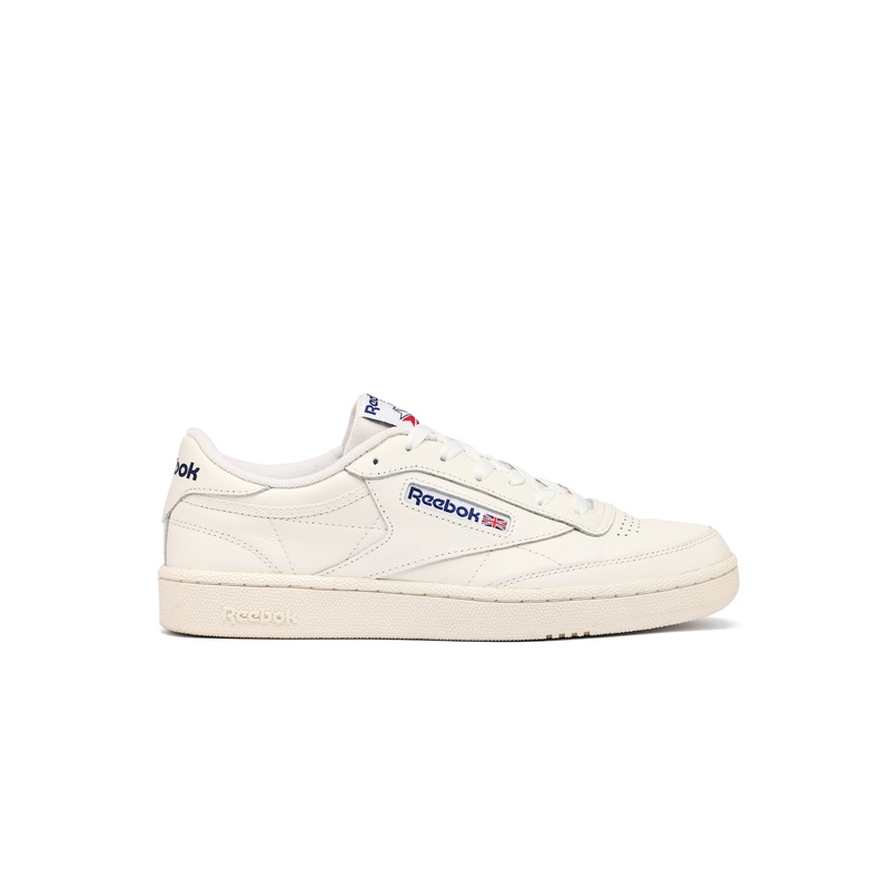 Reebok Club C 85 Trainers Chalk/Classic Cobalt