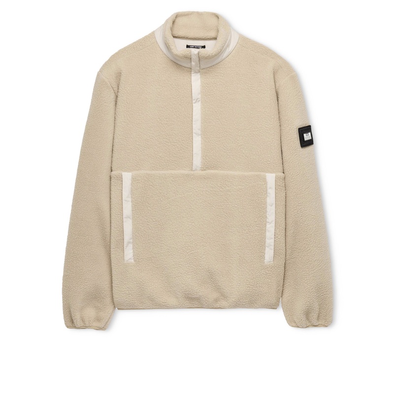 Stanier Sherpa Fleece Sweatshirt Calcium