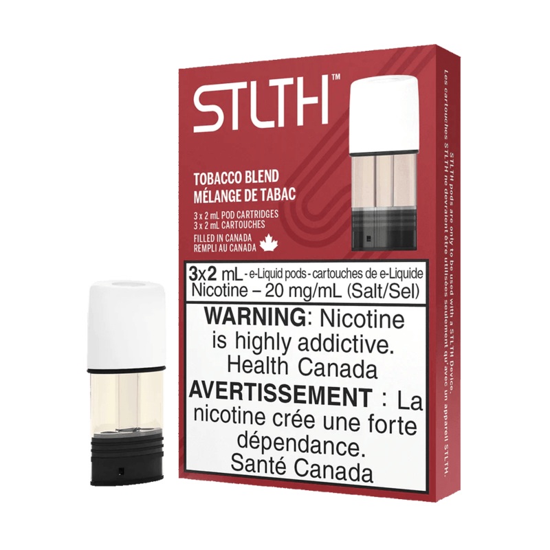 STLTH Tobacco Blend|20mg|BOLD 50|0mg (Nicotine Free)|12mg