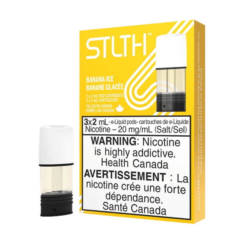 STLTH Banana Ice|20mg|BOLD 50|0mg (Nicotine Free)