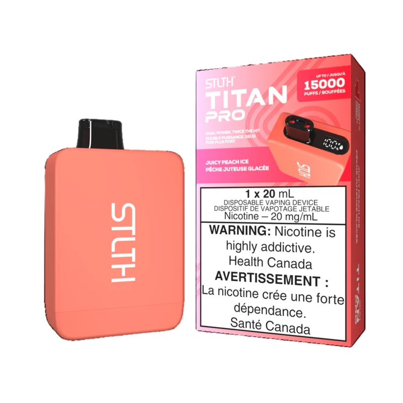 STLTH Titan Pro 15K – Juicy Peach Ice