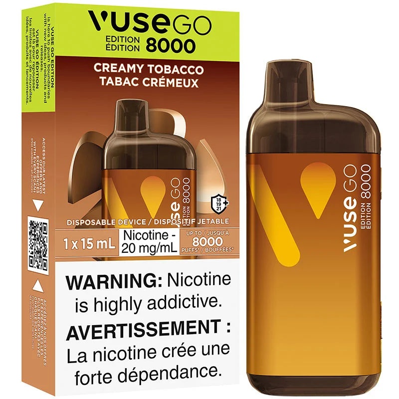 Vuse Go 8000 – Creamy Tobacco|20MG