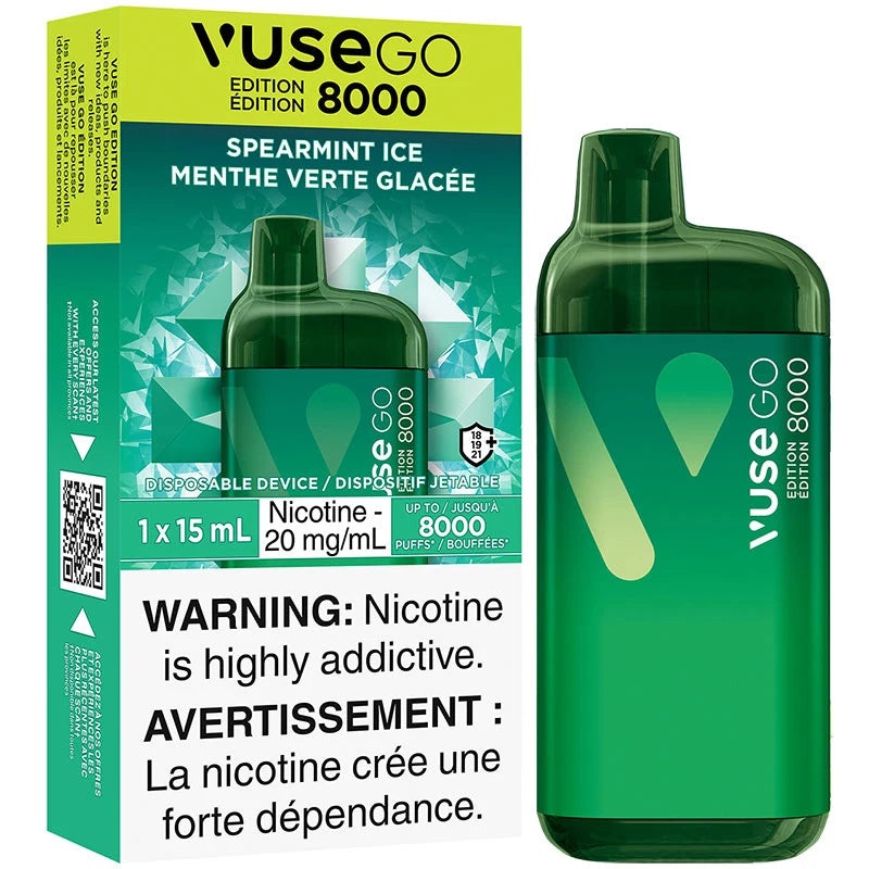 Vuse Go 8000 – Spearmint Ice|20MG