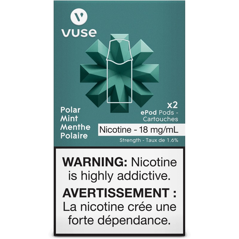 Vuse Polar Mint|0mg|12mg|20mg|20mg BOLD