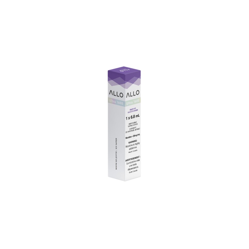 Allo Ultra 1600 – Grape Ice|20mg