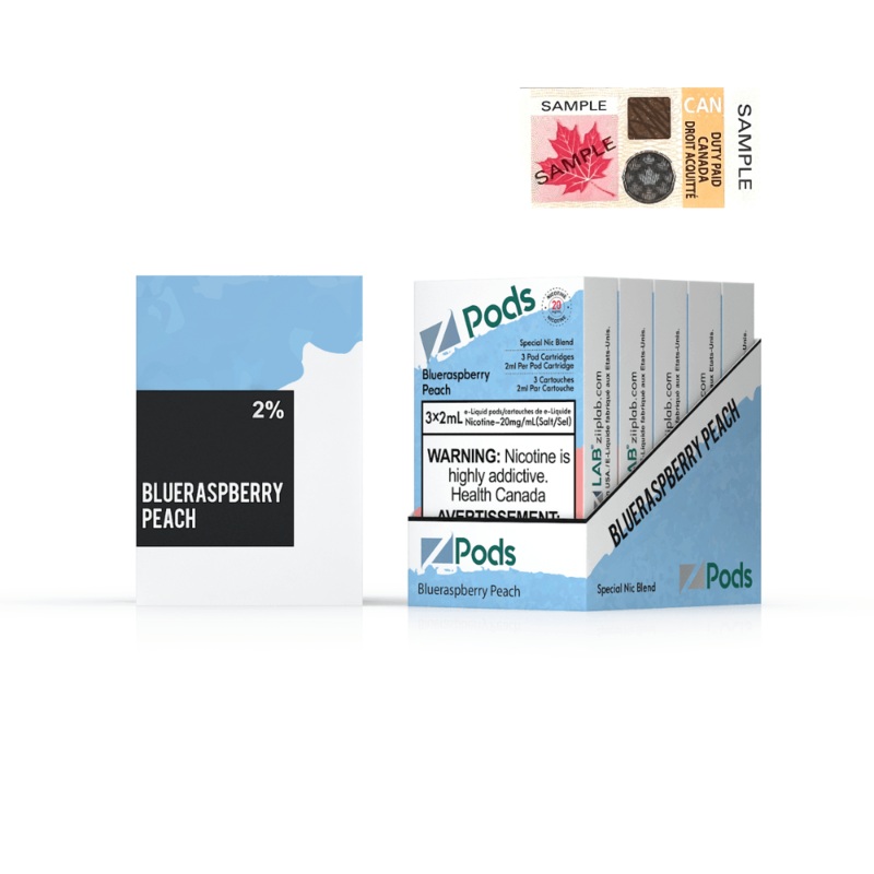 Z Pods – Blueraspberry Peach 20mg