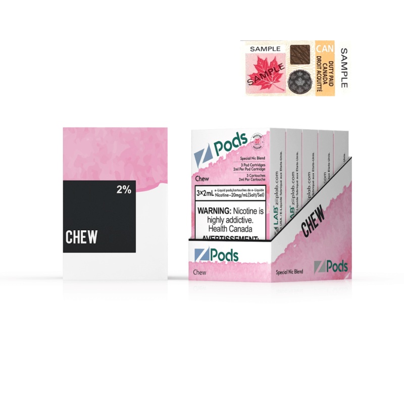 Z Pods – Chew (Pink Glubule) 20mg
