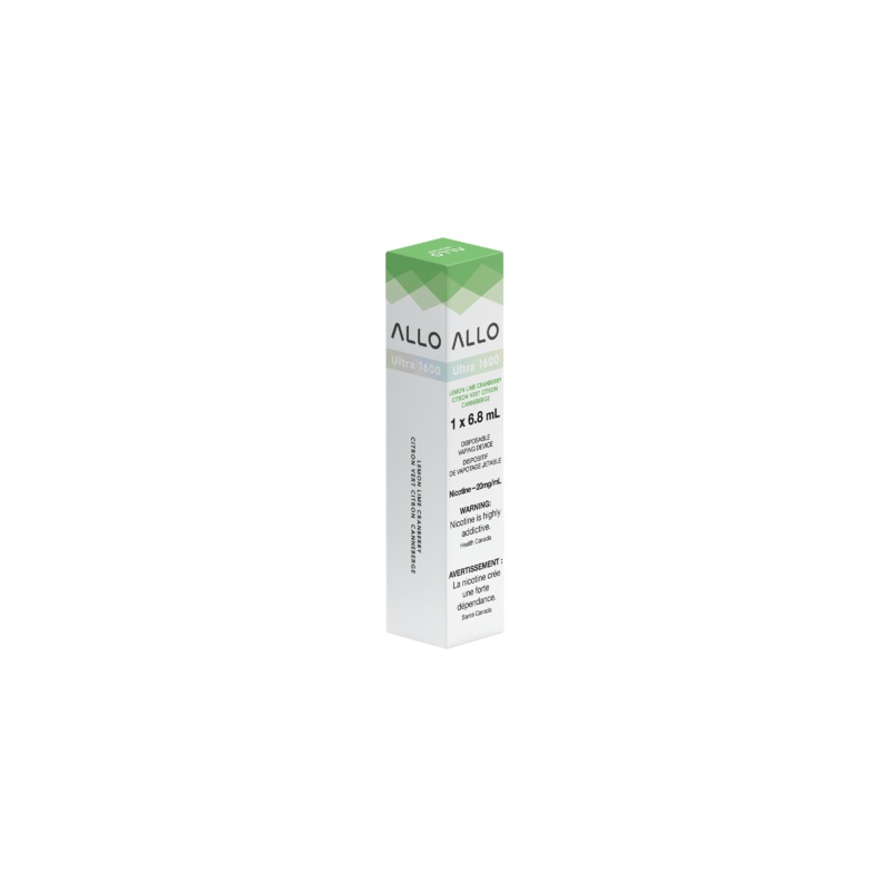 Allo Ultra 1600 – Lemon Lime Cranberry