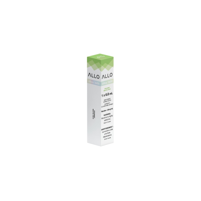 Allo Ultra 1600 – Spearmint|20mg