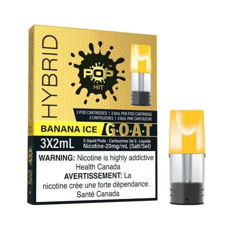 Pop Pods – G.O.A.T Banana Ice 20mg