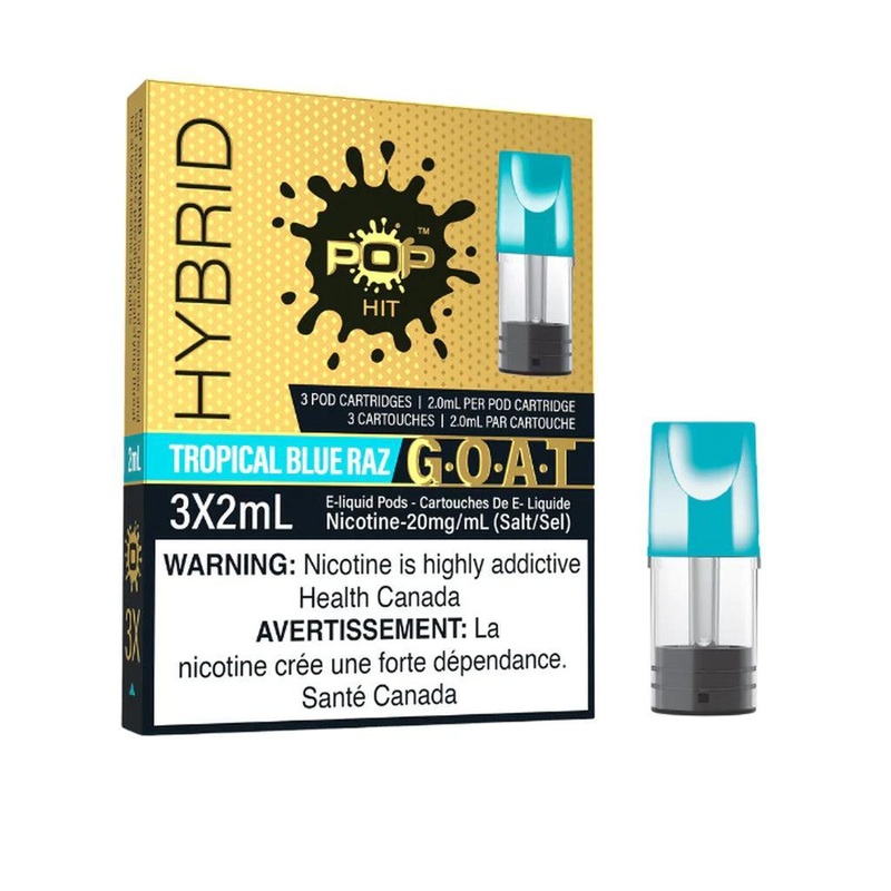 Pop Pods – G.O.A.T Tropical Blue Raz 20mg