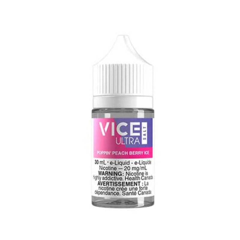 Vice Ultra 30 ml Salt – Poppin’ Peach Berry