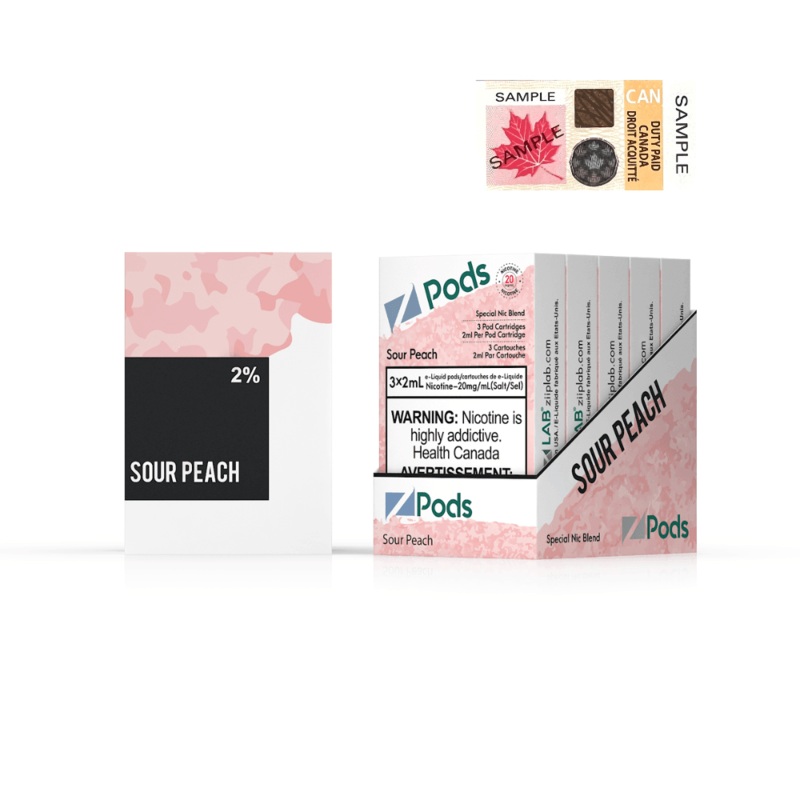 Z Pods – Sour Peach 20mg